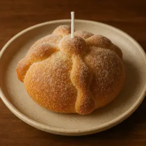 Molde para vela "Pan de muerto"