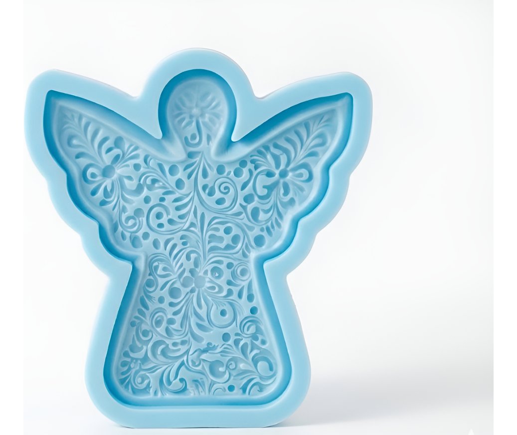Molde de silicón Ángel Celestial Floral | DiseñoMolde