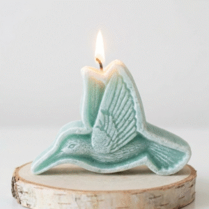 Molde Silicon Colibrí En Vuelo (Relieve 3D) - Para Velas, Jabón Y Resina