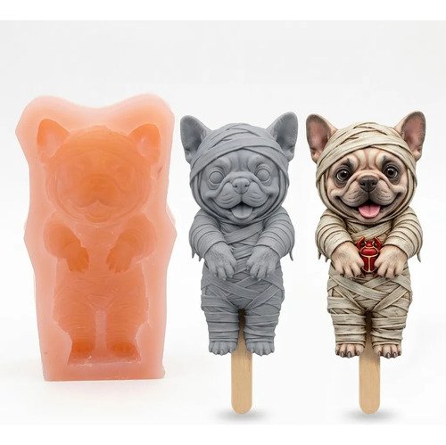 Molde de silicón Perrito Momia | DiseñoMolde
