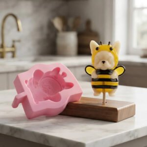 Molde de silicón Perrito Pibble Abeja | DiseñoMolde