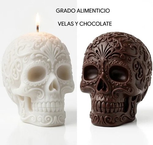 Molde de silicón Calavera Día de Muertos - foto 2 | DiseñoMolde