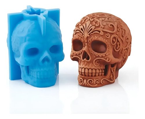 Molde de silicón Calavera Día de Muertos | DiseñoMolde